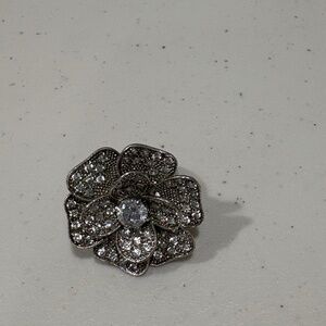 Cubic Zirconia Flower Ring